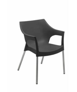 Plastic Chair - Chelsea - Black