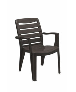 Plastic High Back Chair - Mia - Colour Options