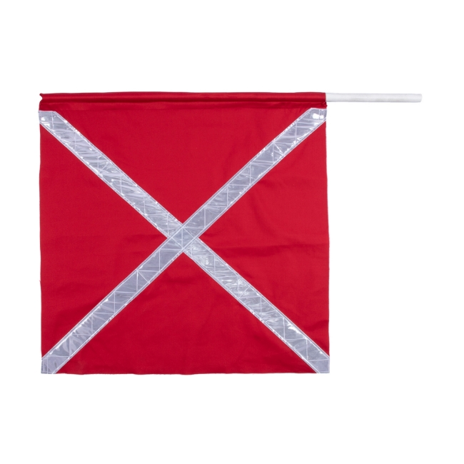 Traffic Road Flag and Pole - 1M - SXS403