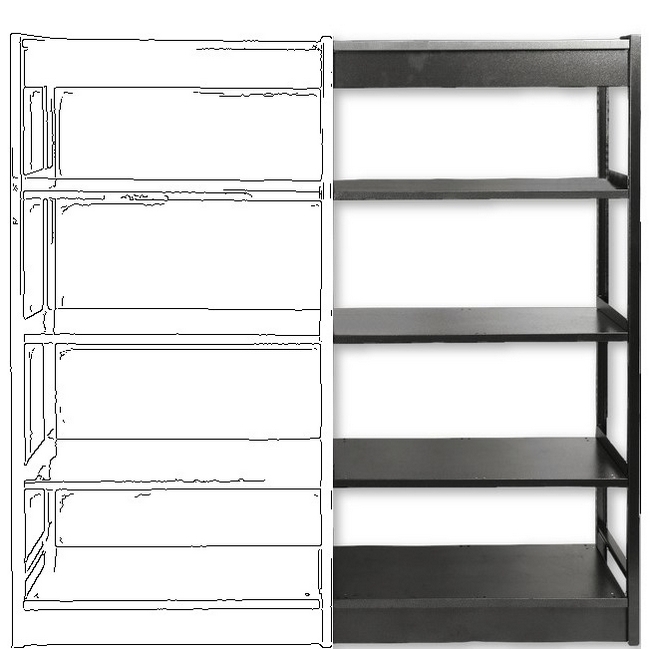 Steel Shelving 5 Shelves - Boltless - Add on Bay - 201 x 91.4 x 45.7 cm
