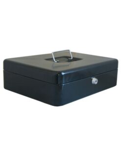Steel Cash Box - 37 x 28 x 9cm - Colour Options
