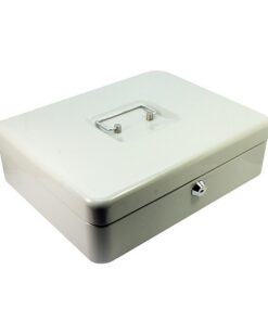 Steel Cash Box - 30 x 24 x 9cm - Colour Options