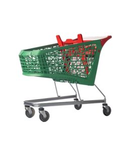 Plastic Shopping Trolley - 150L - Colour Options
