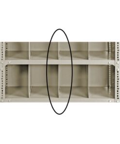Bolted Shelving Steel Shelf Divider - Uni-Angle - Painted - 30.5 x 38.1 cm