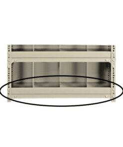 Bolted Shelving Steel Bin Front - Kick Plate - Uni-Angle - 914 x 50mm - Painted