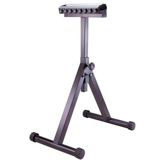 Kennedy Heavy Duty Roller & Ball Stand - Steel - 76 to 120 (H) cm - Black - Adjustable - Versatile