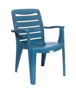 Mia High Back Chair- Blue