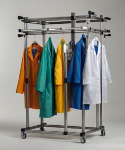 koi black Lab coat