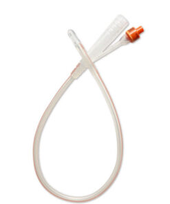 Foley Catheters 100% Silicon 2way Orange FG16