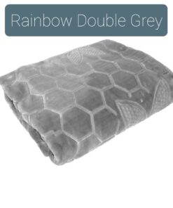 Mink Blanket Double Grey