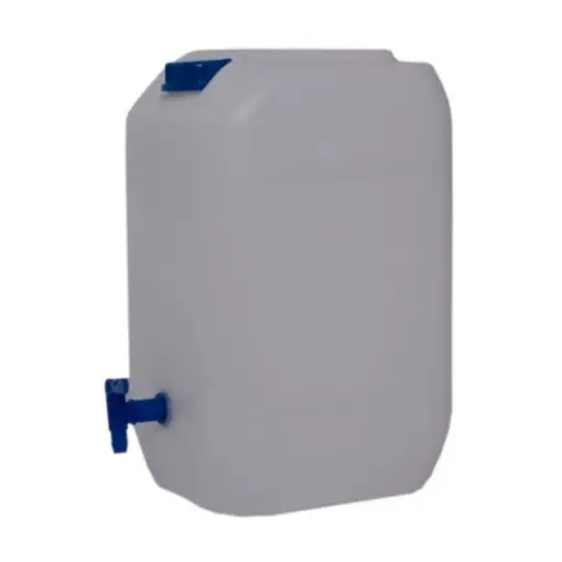 Poly Container 25L Poly Container 1000g With Tap & Lid Bulk 108 Units - Safetyboot4u