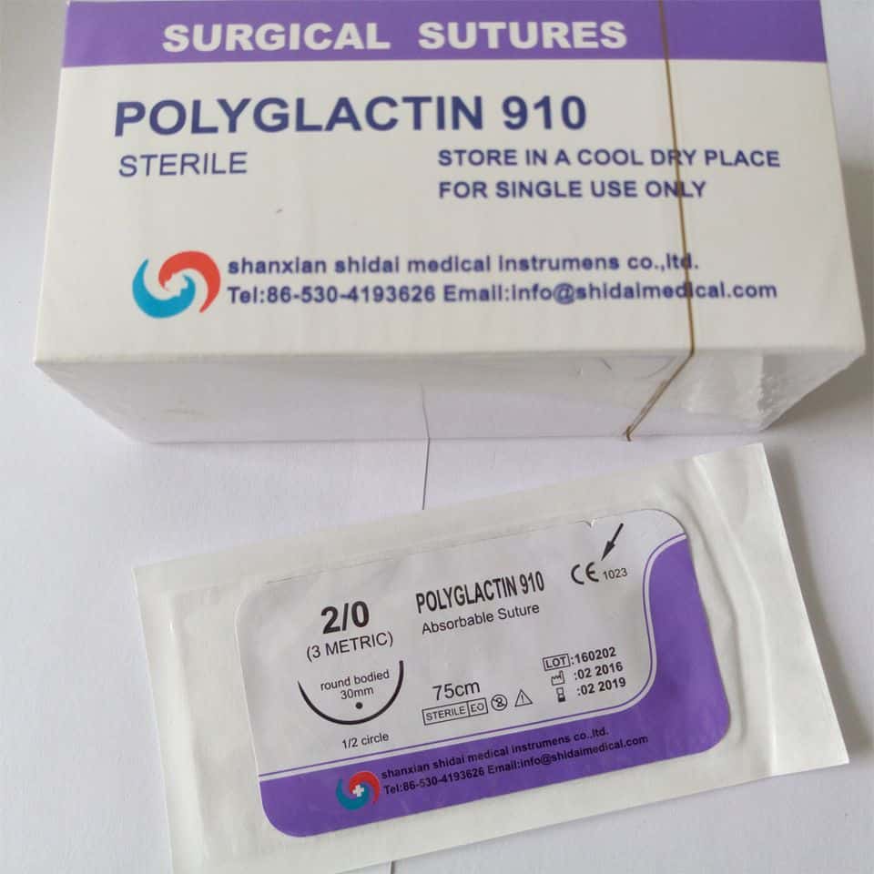 Suture 2/0 Violet Braided Polyglycolic Acid - Image 2