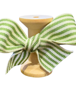 No 183 – Striped Lt. Cream, Fern 25mm