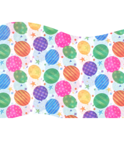 Festive Balloons Wrapping Tissue (25 Sheet Pack)