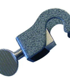 Hook bosshead, steel powder coated, with brass pressure block, opening to 13mm