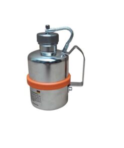 Safety-can 1/2l with screw cap 1¼", flame trap and pressure control valve