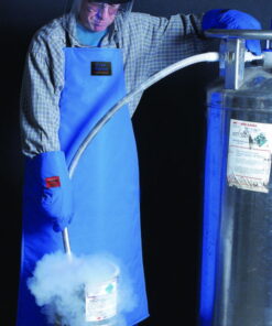 Cryo.Expert Cryo Protection Set – Gloves 500mm XL, Face Shield, Apron, and Two Safety Labels