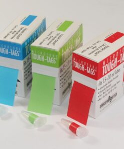 Heathrow Labels Tough-Tags 33x13mm, White, for Laser Printer, Polyester (Pack of 25x85 pcs)