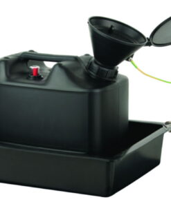 SCAT Waste Disposal-Set 3: Funnel with Lid "MARCO" V2.0 S60/61, PE-HD Electrostatic Conductive, with 318960, 108042, 117985