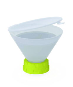 Bohlender b.safe Funnel 130 S 60 – Ø 130 mm, White, Static‑Dissipative PE‑EX