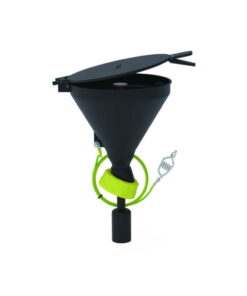Bohlender b.safe Funnel 180 S 60 – Ø 180 mm, Black, with Level Indicator, Static‑Dissipative PE‑EX
