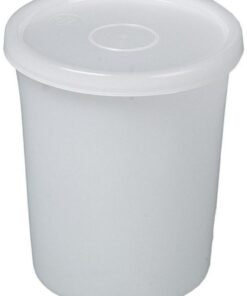 Bürkle All-Purpose Box 250 ml, Round, PE 90/78x60 mm, Transparent, with Press-in Lid