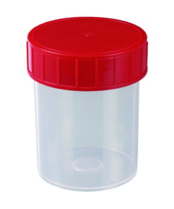 Bürkle Sampling Cup 125 ml PP, Transparent, with Lid