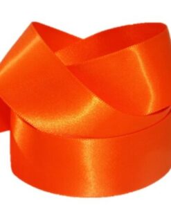 DFS Tango Orange (7mm) Satin Ribbon