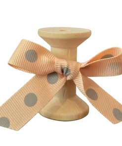 No 123 – Coral Grey Dot 15mm