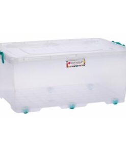 40 Litre Storage Box Clear Clip and Lock