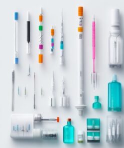 medical syringe with needle