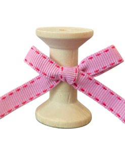 No 008 – Pink & Cranberry Saddle-stitch 10mm