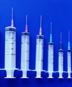 luer lock/ luer slip hypodermic syringe