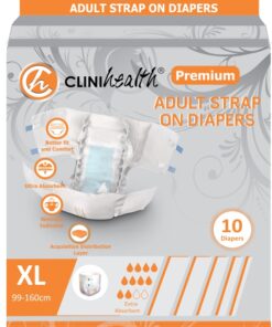 Adult Diapers Premium Strap On 10s – XLarge