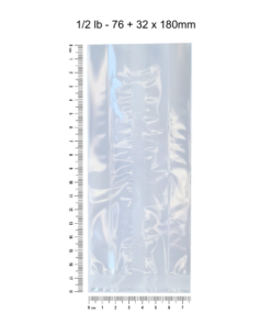 Cellophane Packets (100 units)(1/2lb 76 + 32 x 180mm 30 mic)