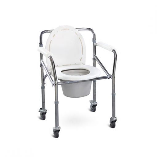 Commode Mobile with caster lock