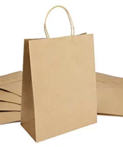 Eco Bag – A3 Brown with Paper Twist Handle