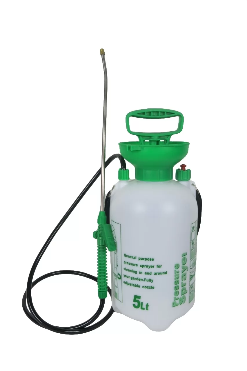 5L Pressure Sprayer for Fertilizing, Weed & Pest Control – Shoulder Straps & Pressure Release Valve