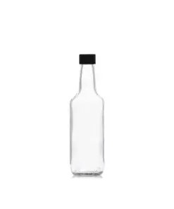 Consol Glass Sauce Bottle 125ml With Cap Bulk 48 Units