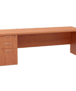 Office Desk with 2 Drawer Deep Filier Pedestal