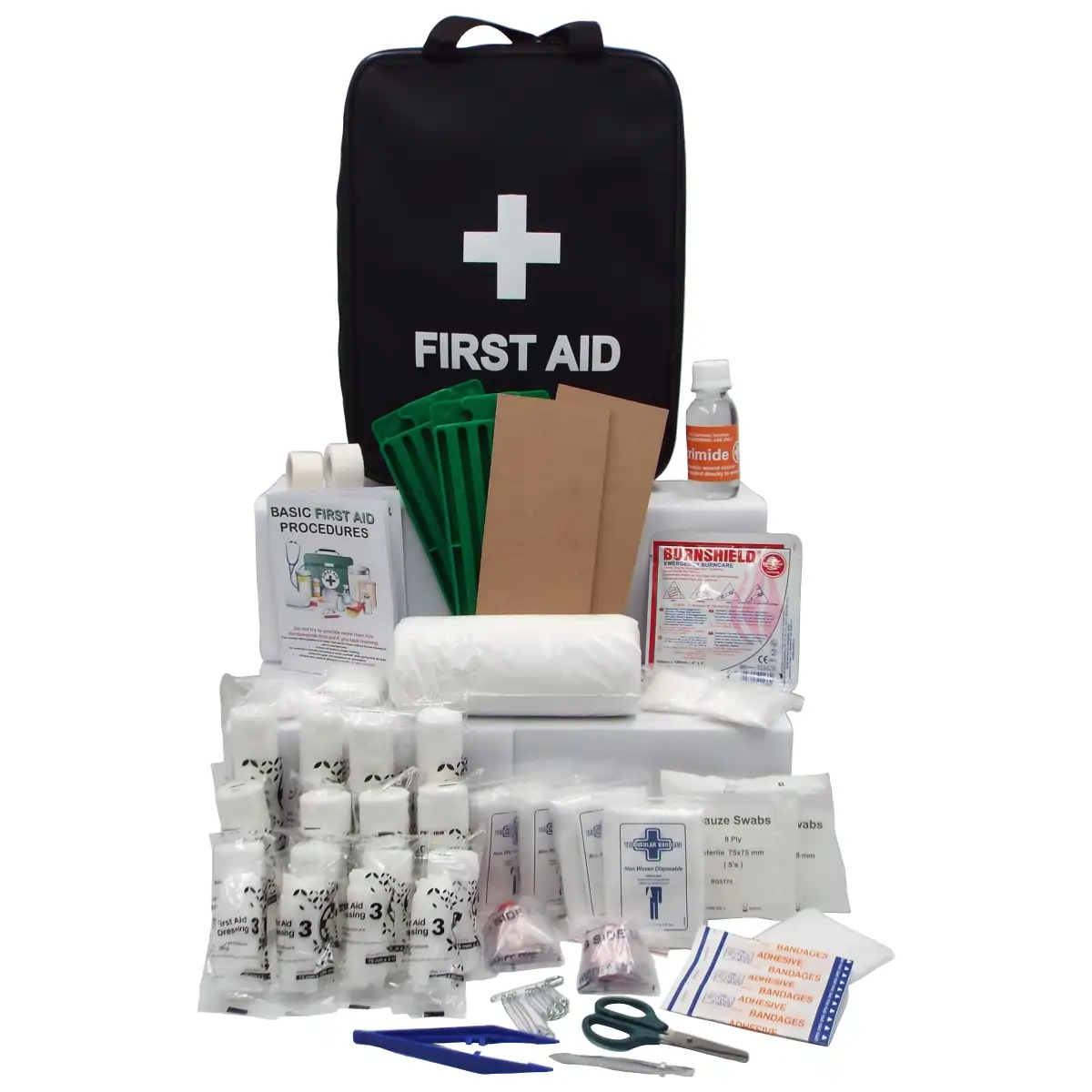 Regulation 3 (Factory) First Aid Kit (Government Spec) with First Aid Bag - Black