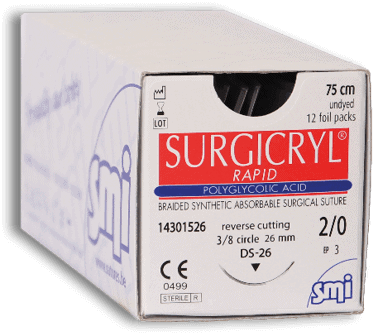 Suture 2/0 Violet Braided Polyglycolic Acid - Image 8