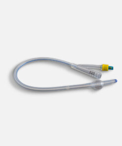 Hitecare Foley catheter latex - 2 way Silicon coated - 5-10ml x 410mm - white, FG12