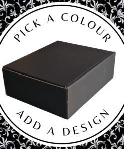 Design Shipper (M) – Black Kraft 220mm x 180mm x 75mm