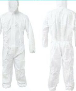 Alternative view of black lab coat