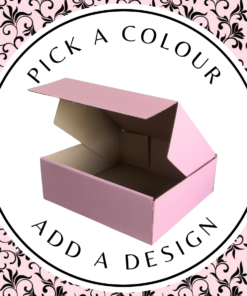 Design Shipper (L) – Pink Kraft 300mm x 260mm x 100mm