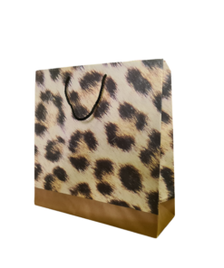 Leopard Gold Bags (Small (250 x 250 x 70mm)