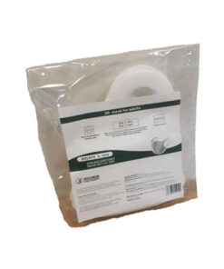 Alternative view of Disposable non woven shoe covers black small