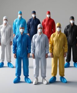 Disposable non woven shoe covers black small