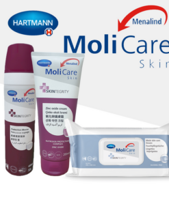 MoliCare Skin Care Bundle 2 (Skin Cleansing Foam ,Zinc Oxide Cream, Moist Care Tissues)
